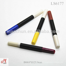 LS6177 Dual end/double ended empty eyebrow pen/empty cosmetic pen/eyebrow pencil